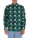 PRADA PRADA GEOMETRIC PRINT SHIRT