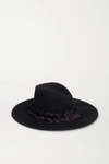 EUGENIA KIM HARLOWE WOOL-FELT FEDORA