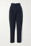 ACHEVAL PAMPA GATO PLEATED WOVEN TAPERED PANTS
