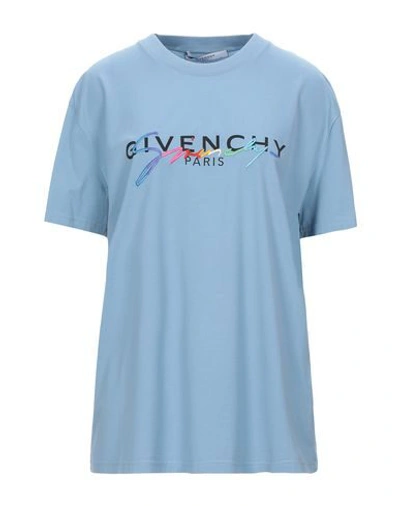 Givenchy T-shirt In Sky Blue