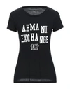 Armani Exchange T-shirts In Black