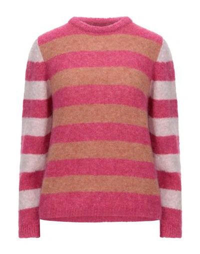 Chiara Bertani Sweater In Fuchsia