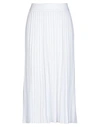 Sminfinity Midi Skirts In White