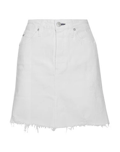 Amo Denim Skirts In White