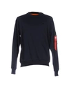 Alpha Industries Sweatshirts In Dark Blue