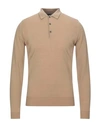 John Smedley Sweaters In Beige