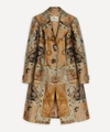 Etro Morgan Single-breasted Metallic-jacquard Coat In Multi