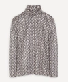 ALEXA CHUNG BUCKLE PRINT ROLL-NECK TOP,000711135