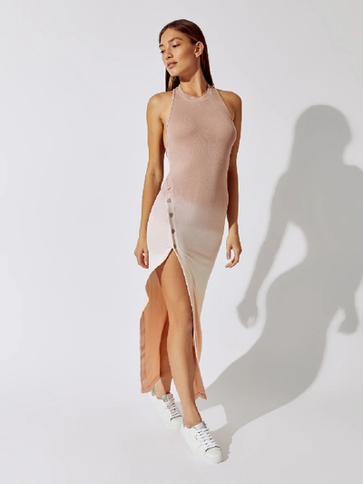 Alix Nyc Beekman Dress In Rosewood-peach Ombre