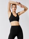 Carbon38 Action Bra 2.0 In Cloud Compression In Black
