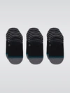 Stance Sensible No Show Cotton-blend Socks Pack Of Three In Black