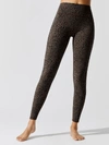 Alo Yoga Vapor Leopard Print High Waist Ankle Leggings In Olive Branch