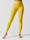 Alo Yoga High-waist Tech-lift Airbrush Full-length Leggings In Sulpher