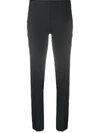 P.a.r.o.s.h . Slim Fit Cropped Trousers In Black