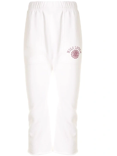 Nili Lotan Cropped-jogginghose In White