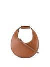 STAUD MOON SMALL LEATHER SHOULDER BAG