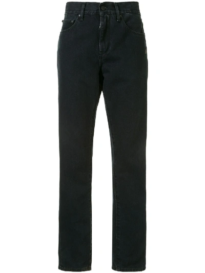 Off-white Arrows Straight-leg Jeans In Blue