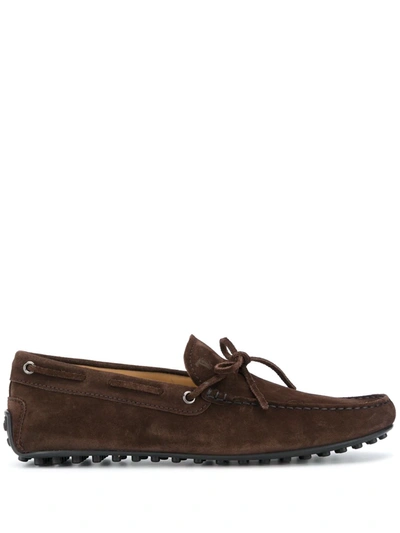 Tod's City Gommino Driving Loafers In Brown