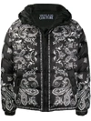 VERSACE JEANS COUTURE QUILTED BAROQUE JACKET