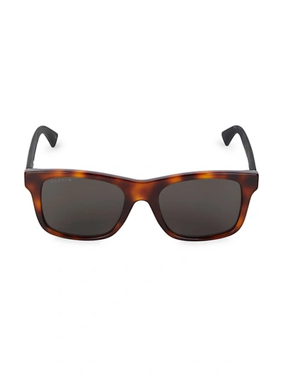 Gucci 53mm Core Square Sunglasses In Havana