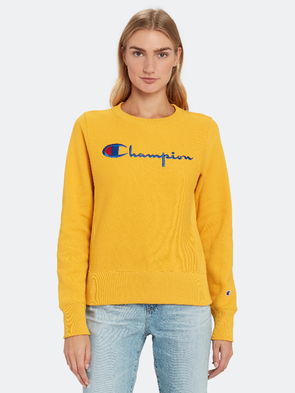 champion yellow shirt womens