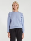 Richer Poorer Crewneck Fleece Sweatshirt - Xl - Also In: Xs, M, S, L In Blue