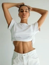 THE LINE BY K THE LINE BY K JOSEPH CROPPED T-SHIRT