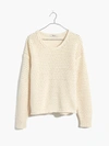 MADEWELL MADEWELL SOLID BONDI OPEN STICH PULLOVER
