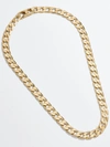 BAUBLEBAR LARGE MICHEL CURB CHAIN NECKLACE - GOLD