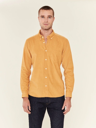 Far Afield Field Long Sleeve Button Down Shirt - Xs - Also In: Xxl In Yellow