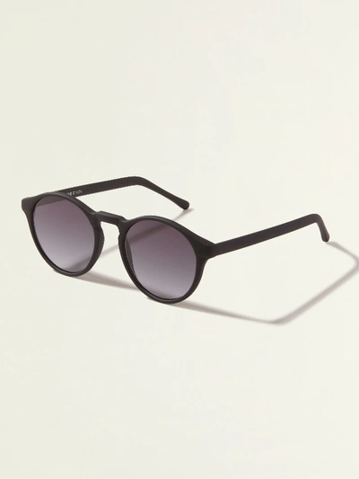 Komono Devon Round Sunglasses In Black