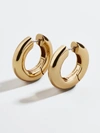 BAUBLEBAR DALILAH SMALL TUBE HUGGIE HOOPS - GOLD