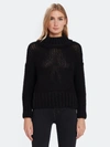 Free People My Only Sunshine Crop Knit Sweater In Black