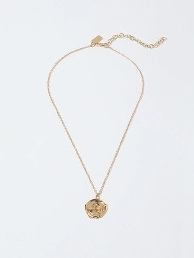 Lady Grey Mini Palette Necklace In Gold