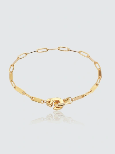 Alex Mika Handcuff Bracelet In Gold