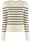 ISABEL MARANT ÉTOILE STRIPED CREW NECK JUMPER