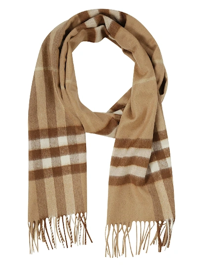 Burberry Sciarpa Giant Check In Mid Camel