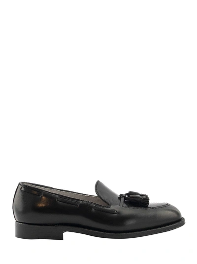 Alden Shoe Company Alden Alden Men's 664 - Tassel Loafers - Black Shell Cordovan In Black Calfskin