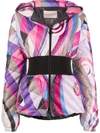 EMILIO PUCCI ABSTRACT-PRINT PADDED JACKET