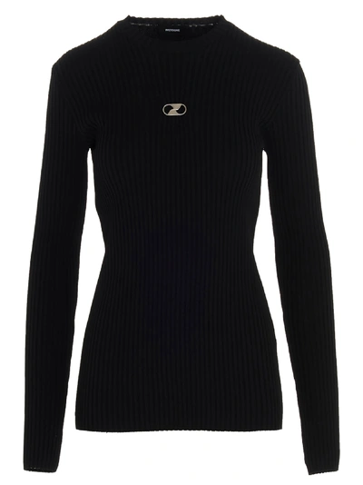 We11 Done We11done Women's Black Polyester Sweater