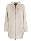 BRUNELLO CUCINELLI CARDIGAN SPARKLING CASHMERE DOUBLE KNIT CARDIGAN WITH SHIMMER ZIPPER PULL,11457563