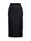 MONCLER QUILTED PENCIL SKIRT,11457543