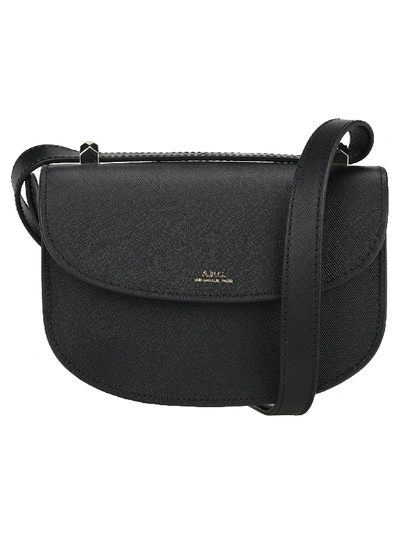 Apc A.p.c. Mini Genève Shoulder Bag In Black