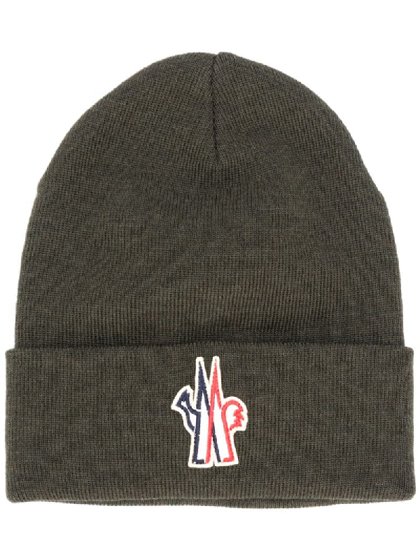 green moncler beanie