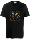 SAINT LAURENT GRAPHIC-PRINT COTTON T-SHIRT