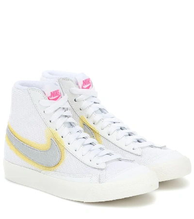 Nike Blazer Mid Vintage '77 High-top Sneakers In White