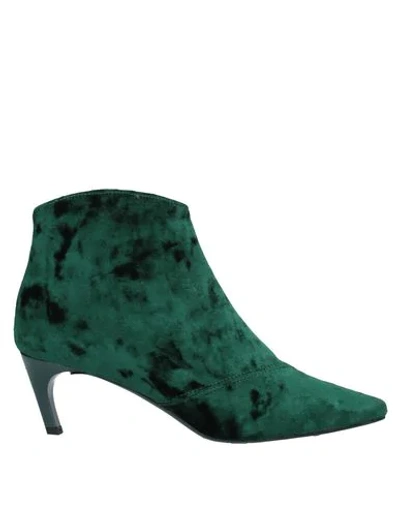 Wo Milano Ankle Boot In Emerald Green