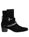 Shop Bibi Lou Woman Ankle Boots Black Size 8 Leather