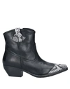 Tosca Blu Ankle Boots In Black