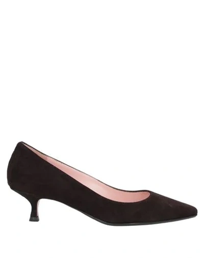 Anna F Pumps In Dark Brown